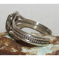 Navajo Royston Turquoise Heart Cuff Bracelet Will Vandiver Native American