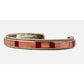 VTG Navajo Angel Skin Coral Cuff Bracelet Sterling Silver R. Begay