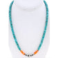 Navajo Turquoise Heishi Necklace Spiny Oyster Navajo Pearls