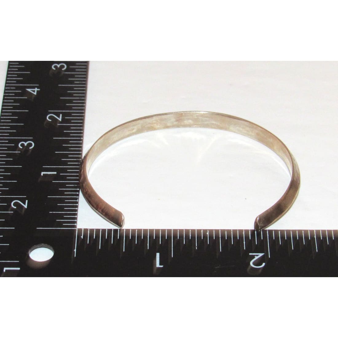 Old Pawn Navajo Carinated Stacker Cuff Bracelet Ingot Sterling Silver