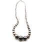 Vintage Mexican 925 Sterling Silver Beaded Necklace