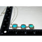 Navajo Royston Turquoise Small Lariat Necklace Sterling Silver