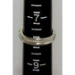 Navajo Green Gaspeite Turquoise Cobble Inlay Ring Sz 7.5 Sterling Silver E Yazzie
