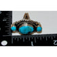 Navajo Sleeping Beaty Turquoise Ring Size 7 Sterling Native American Signed