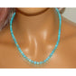 Navajo Blue Royston Turquoise Heishi Bead Necklace