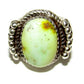 Navajo Palomino Turquoise Variscite Ring Sterling Silver Size 7 Signed