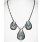 Navajo Turquoise Concho Necklace Verde Jake Sterling Silver
