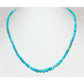 Navajo Blue Royston Turquoise Heishi Bead Necklace