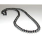 7mm Navajo Pearls Necklace Sterling Silver Saucer Beads Necklace 26"L R Begay