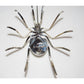 Massive Navajo 925 Sterling Silver Spider Brooch Pin Signed