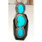 Massive Navajo Royston Turquoise Statement Ring Sz 9 Ken