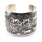 Massive Navajo Storyteller Cuff Bracelet E Becenti Horses
