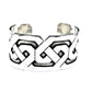Massive Taxco Mexico Cuff Bracelets Sterling Silver 7.5