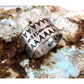 Native American Band Ring Sz 10.5 Sterling Silver Ingot J.