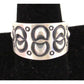 Native American Navajo sterling silver ring size 10 with traditional stamped tribal design