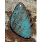 Native American Number 8 Turquoise Ring Size 7 Sterling