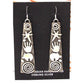 Navajo Alex Sanchez Petroglyph Dangle Earrings Sterling
