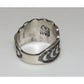 Navajo Band Ring Size 7 Sterling Silver Repousse Band