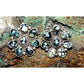 Navajo Black Jack Turquoise Cluster Earrings B. Lee