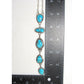 Navajo Blue Royston Turquoise Lariat Necklace Sterling