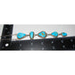 Navajo Blue Royston Turquoise Lariat Necklace Sterling