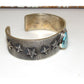 Navajo Blue Royston Turquoise Tufa Cast Sterling Stars