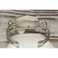 ONE OF A KIND NAVAJO CALVIN DESSON INLAY HORSE CUFF BRACELET
