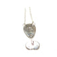 Navajo Carico Lake Turquoise Lariat Necklace Sterling