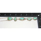 Navajo Carico Lake Turquoise Lariat Necklace Sterling