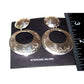 Navajo Concho Dangle Earrings Sterling Silver Native