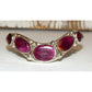 Navajo Davida Lister Purple Spiny Cuff Bracelet 925