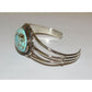 Navajo Dry Creek Turquoise Cuff Bracelet Sterling Silver E.
