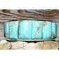 Navajo Dry Creek Turquoise Cuff Bracelet Cobble Stone Inlay