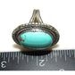 Navajo Gem Grade Royston Turquoise Ring Sz 9 Sterling Silver