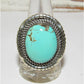 Navajo Gem Grade Royston Turquoise Ring Sz 9 Sterling Silver