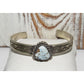 Navajo Golden Hills Turquoise Stacker Cuff Sterling Hand