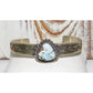 Navajo Golden Hills Turquoise Stacker Cuff Sterling Hand