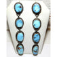 Navajo Golden Hills Turquoise Dangle Earrings Sterling