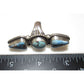 Navajo Golden Hills Turquoise Statement Ring Sz 7 Sterling