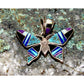 Navajo Inlay Butterfly Pendant TSF Touch of Santa Fe Earl
