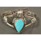 Navajo Kachina Bracelet Sleeping Beauty Turquoise Sterling