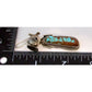 Navajo Kachina Earrings Boulder Numer 8 Turquoise Sterling