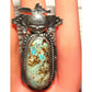 Navajo Kachina Ring Sz 7.5 Boulder Royston Turquoise