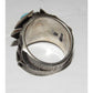 Navajo Kevin Yazzie Spider Ring Size 10 Kingman Sterling