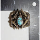 Navajo Kevin Yazzie Spider Ring Size 11 Spiderweb Kingman