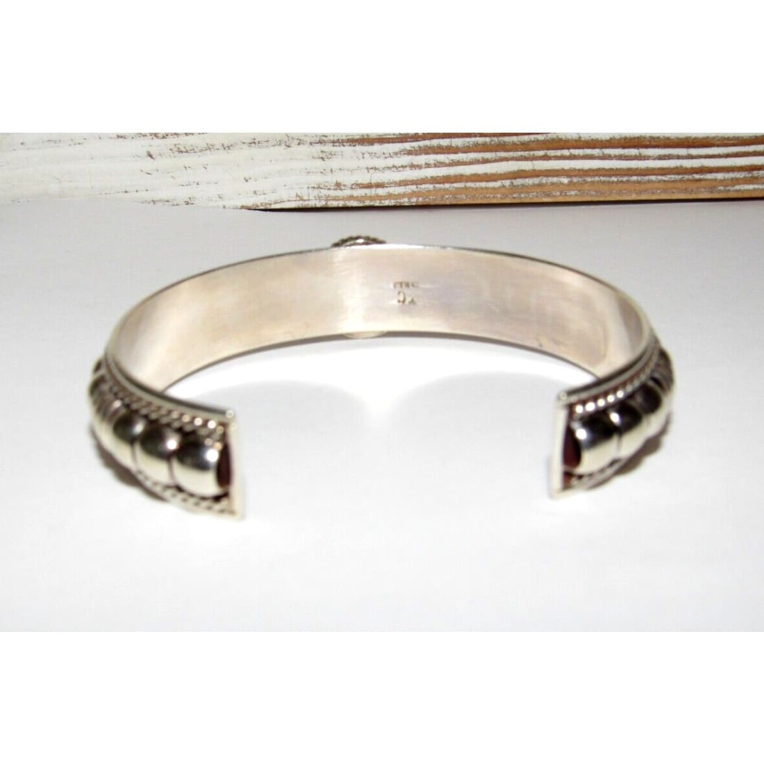 Navajo Kingman Stacker Cuff Bracelet Thomas Charley