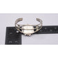 Navajo Kingman Turquoise Cluster Cuff Bracelet Sterling