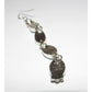 Navajo Kingman Turquoise Dangle Earrings Sterling Silver