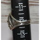 Navajo Kingman Turquoise Men Ring Size 12 Sterling Silver