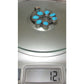 Navajo Kingman Turquoise Naja Pendant Sterling Silver